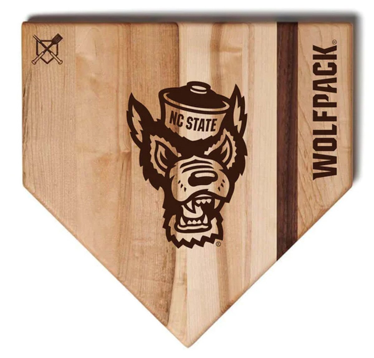 Home Plate Cutting Board 12"x 12"